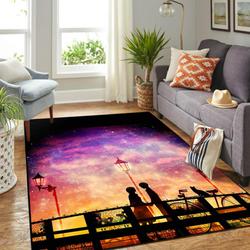 Romantic Sunset Area Rug Living Room Rug Home Decor Movie Home Decor