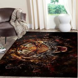 Black Tiger Area Rug Living Room Rug Home Decors Living Room Carpet Christmas Gift Floor Decor Rcdd81F33252