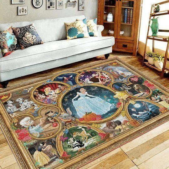 Disney Characters Area Rugs 19102115 Area Rug Living Room Carpet Rug Regtangle Carpet Floor Decor Home Decor