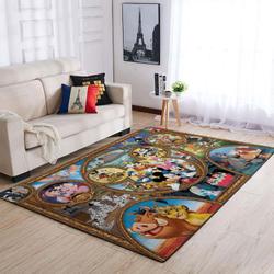 Disney Characters Area Rugs Living Room Carpet Dct71203 Rug Regtangle Carpet Floor Decor Home Decor