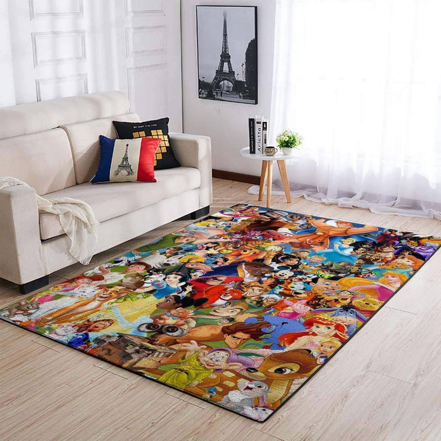 Disney Characters Area Rugs Movies Bedroom Living Room Carpet Cute Home Rug Regtangle Carpet Floor Decor Home Decor