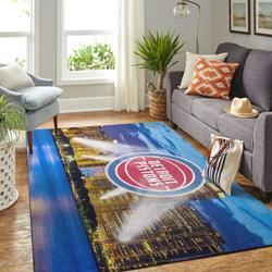 NBA Detroit Pistons Arealiving Bed Home Decor Area Rug Living Room