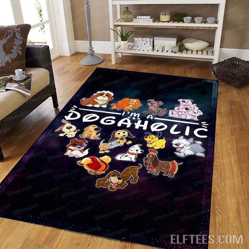 Disney Dogs Characters Lovers Floor Area Rugs Dogaholic Room For Kids Cartoon Dog Area Rugs Ddh01 Rug Regtangle Carpet Floor Decor Home Decor
