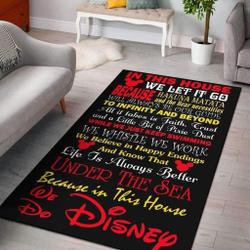 Disney House Area Rugs Area Rug Living Room Carpet Rug Regtangle Carpet Floor Decor Home Decor