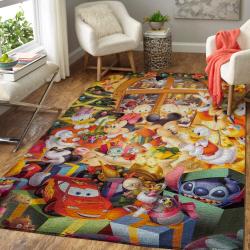 Disney’S Christmas Area Rug Movie Rug Regtangle Carpet Floor Decor Home Decor
