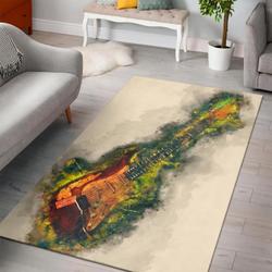 Guitar Area Rug Living Room Rug Home Decor 190918 Floor Decor