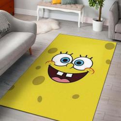 Spongebob Christmas Area Rug Living Room Rug Home Decor