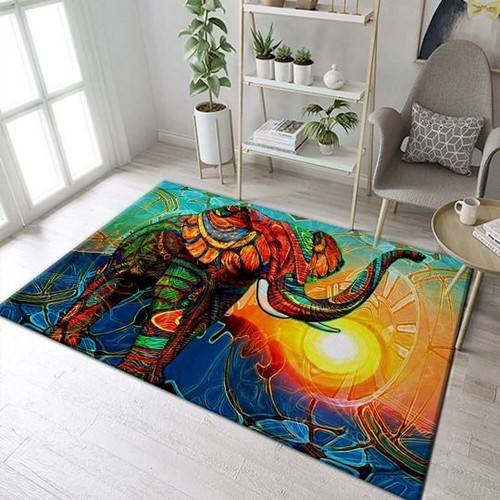 Elephants 15 Dhcld0510Mt Rug Living Room Rug Home Decor