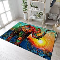 Elephants 15 Dhcld0510Mt Rug Living Room Rug Home Decor