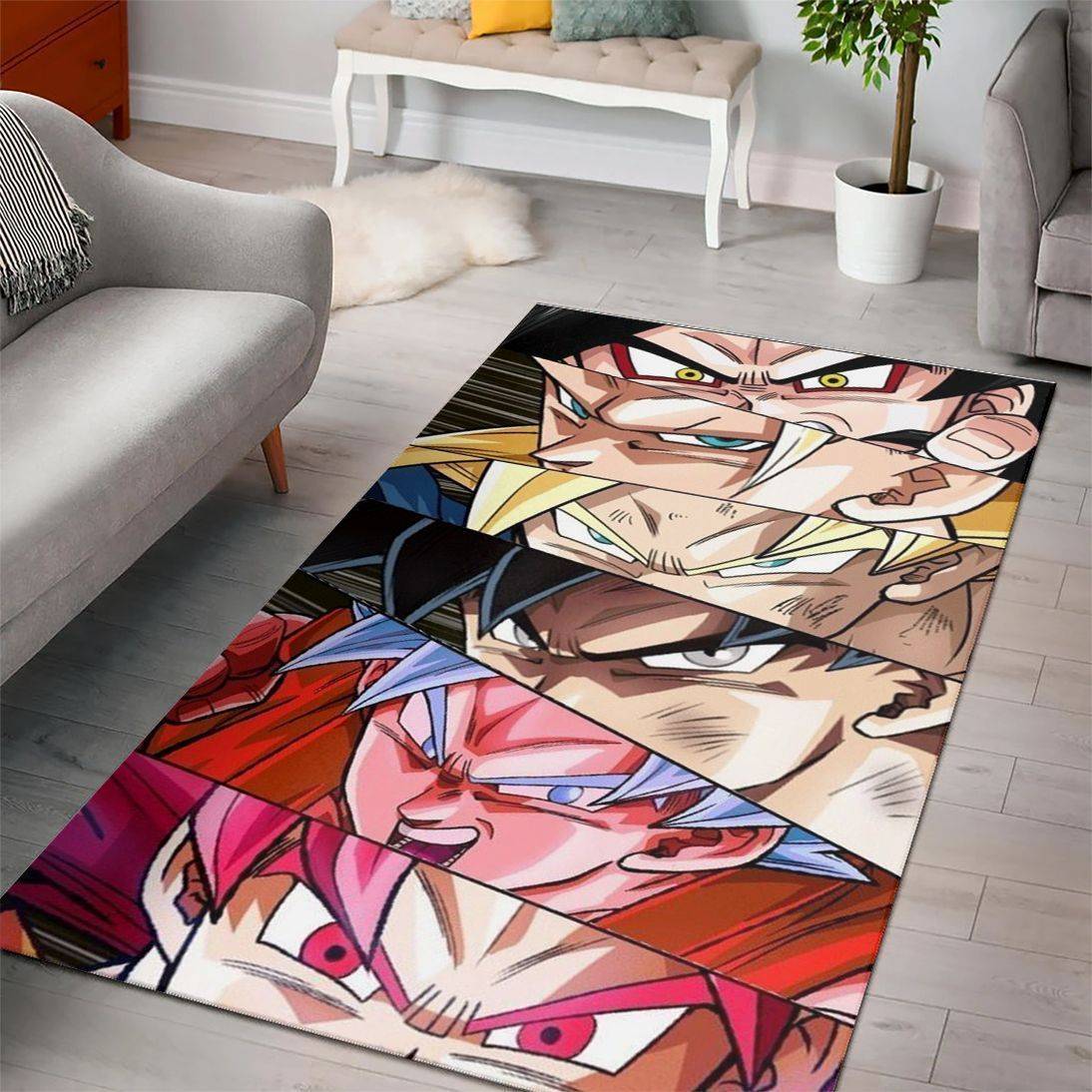 Dragon Ball Anime Movies Area Rugs Living Room Carpet Rug Regtangle Carpet