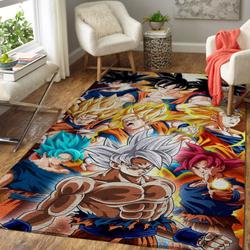 Dragon Ball Area Rug Living Room Rug Home Decor Son Goku Anime Manga 191013