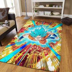 Dragon Ball Area Rug Living Room Rug Home Decor Son Goku Anime Manga D301017