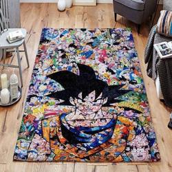 Dragon Ball Area Rug Living Room Rug Home Decor Songoku Anime Manga 301011