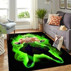 Dragon Ball Broly Super Legendary Saiyan Carpet Area Rug Living Room