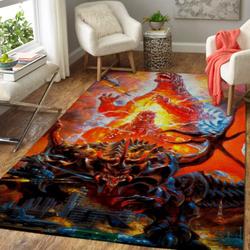 Drawn Cloud Pattern Print Area Rug Living Room Rug Home Decor