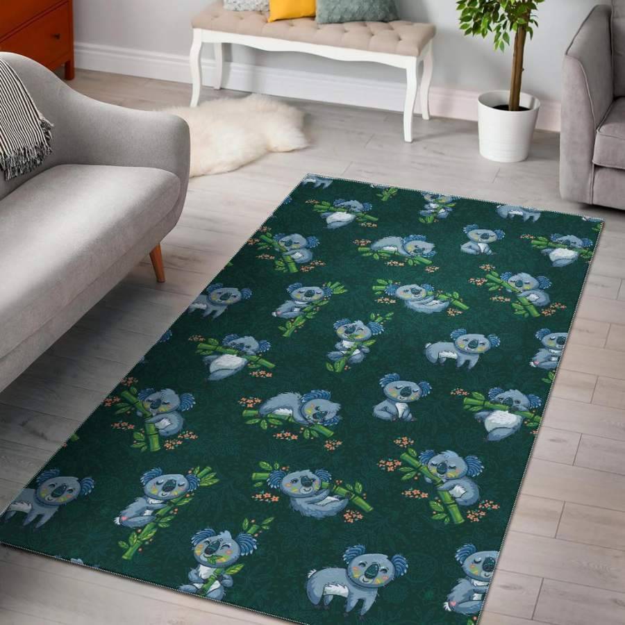 Dream Catcher Blue Feather Area Rug Living Room Rug Home Decor