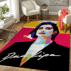 Dua Lipa In Wpap Music Art For Fans Area Rug Living Room Carpet Rug Regtangle Carpet Floor Decor Home Decor