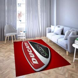 Ducati Area Rug Logo Design Living Room Carpet Rug Regtangle Carpet Floor Decor Home Decor