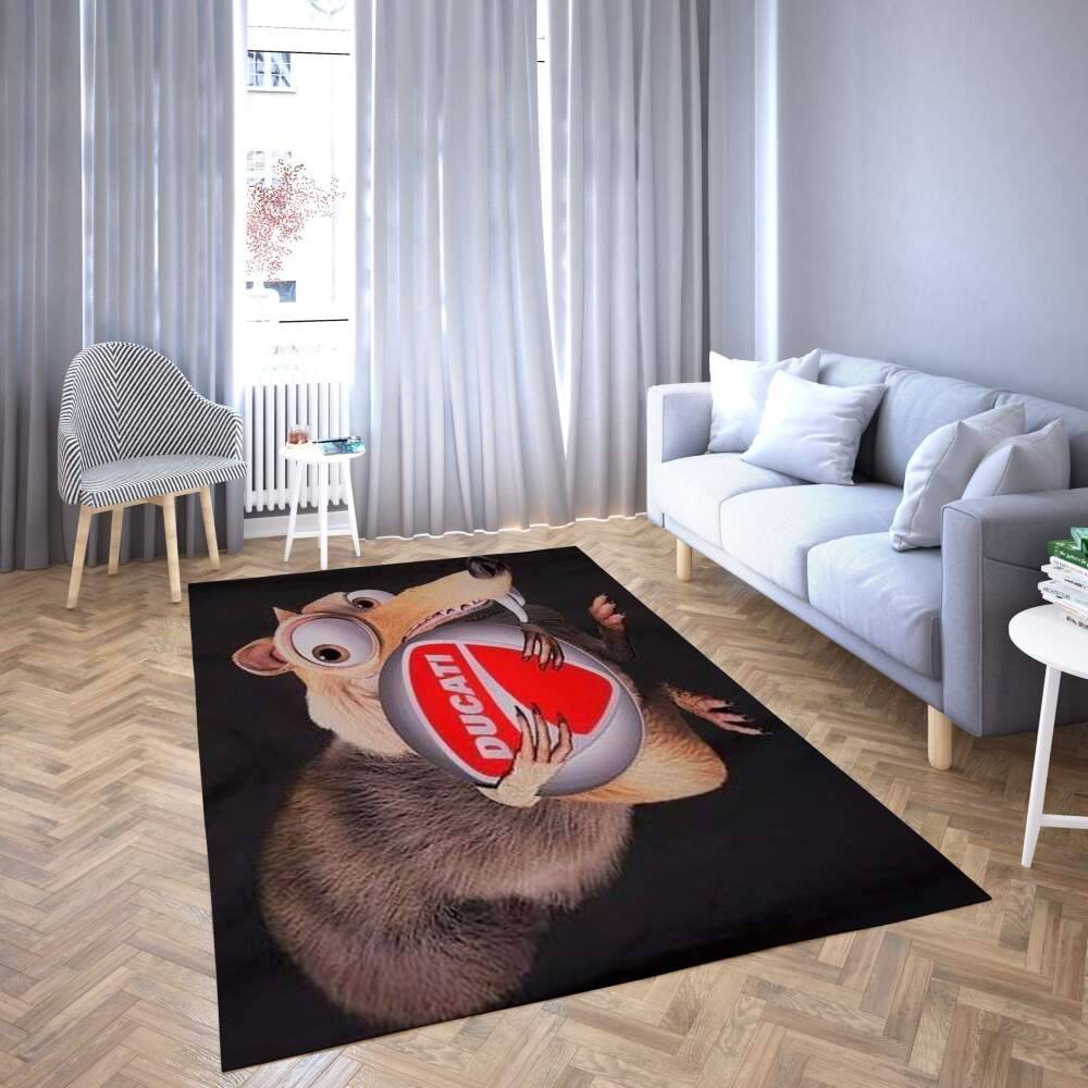 Ducati Logo Area Rug Lovely Design Living Room Carpet Rug Regtangle Carpet Floor Decor Home Decor