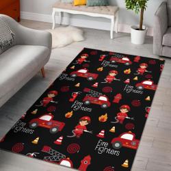Eagle Black Pattern Print Area Rug Living Room Rug Home Decor