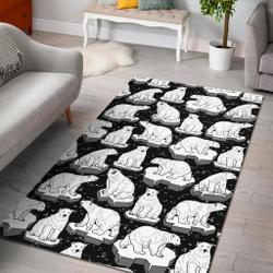 Eagle Blue Pattern Print Area Rug Living Room Rug Home Decor