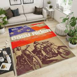 Easy Rider Area Rug Living Room Rug Home Decor Home Decor Bedroom Living Room Decor