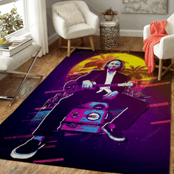 Eddie Vedder Ukelele 80S Artwork Music Synthwave 80S Art For Fans Area Rug Living Room Carpet Rug Regtangle Carpet Floor Decor Home Decor