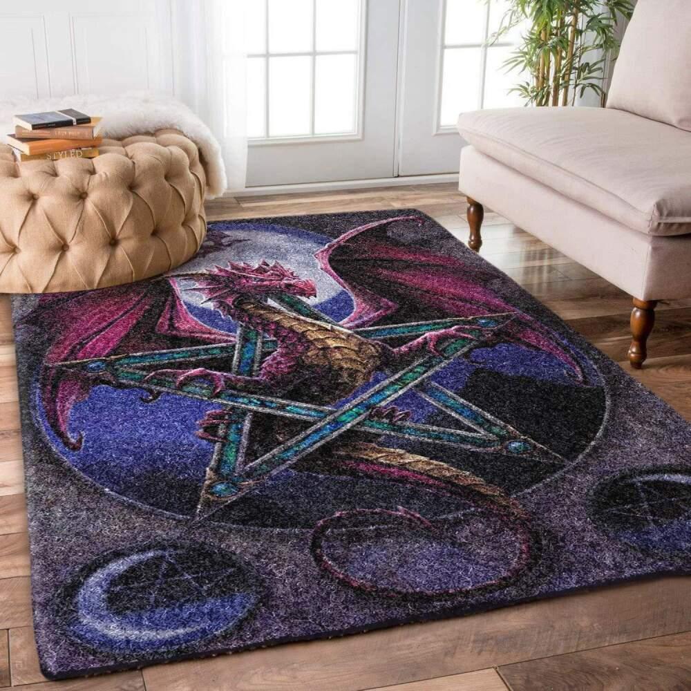 Dragon Pentagram Dhcld1909 Rug Living Room Rug Home Decor