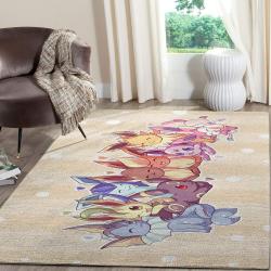 Eevee Pokemon Anime Fn070235 Movies Area Rug Rug Regtangle Carpet Floor
