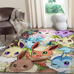 Eevee Pokemon Anime Fn080203 Movies Area Rug Rug Regtangle Carpet