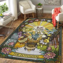 Eevee Pokemon Area Rugs Anime Movies Living Room Carpet Fn181219