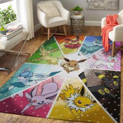 Eevee Pokemon Area Rugs Anime Movies Living Room Carpet Fn181228
