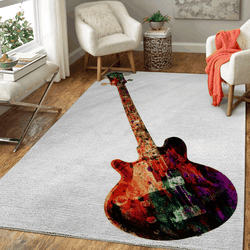 Electric Guitar Music Art For Fans Area Rug Living Room Carpet Rug Regtangle Carpet Floor Decor Home Decor V11242