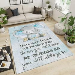 Elephants Area Rug Living Room Rug Home Decor Home Decor Bedroom Living Room Decor