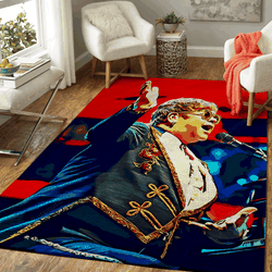 Elton John Artwork 2 Music Artist Art For Fans Area Rug Living Room Carpet Rug Regtangle Carpet Floor Decor Home Decor
