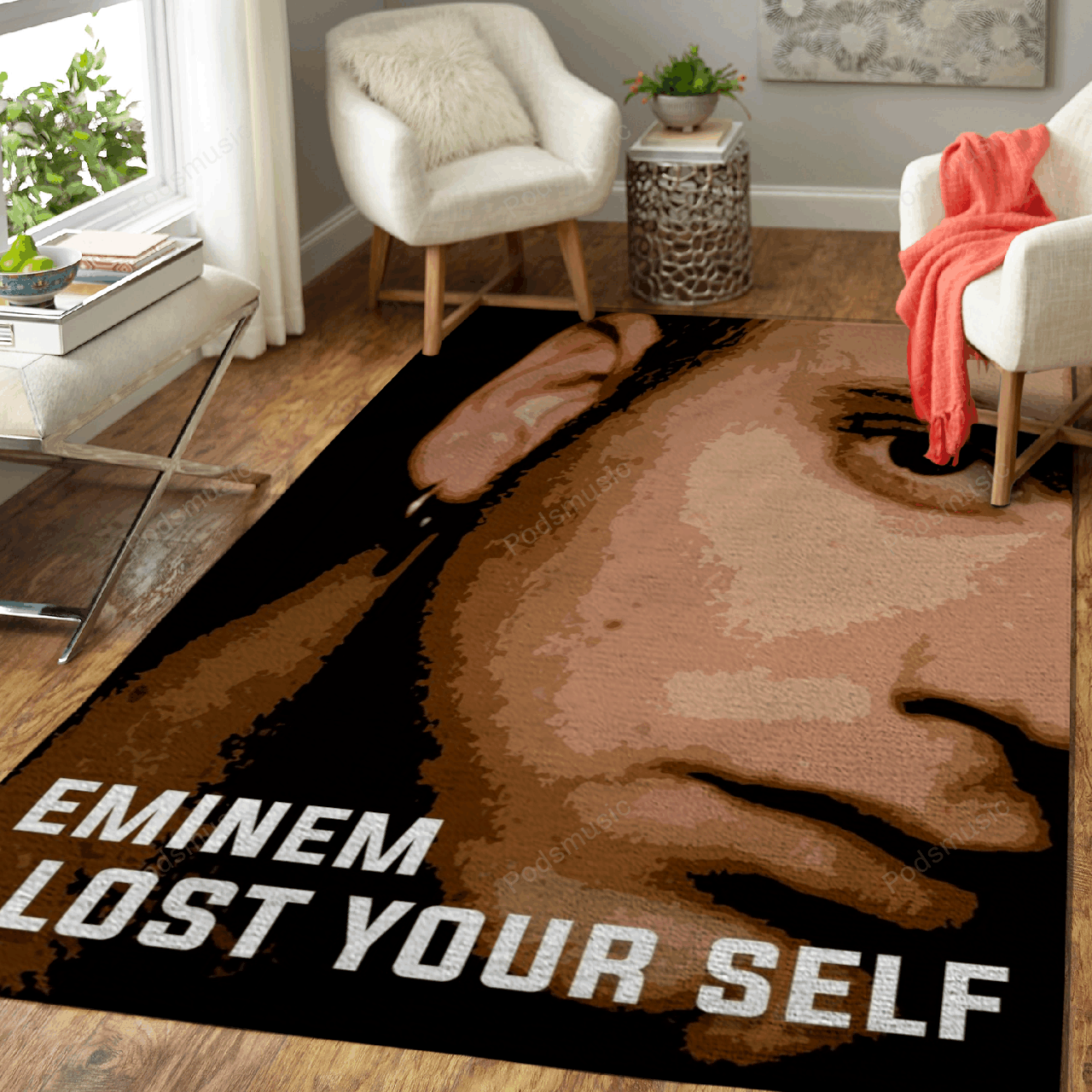 Eminem Lost Music Artwork Art For Fans Area Rug Living Room Carpet Rug Regtangle Carpet Floor Decor Home Decor