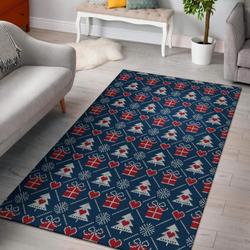 Fairisle Gift Christmas Pattern Print Area Rug Living Room Rug Home Decor