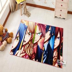 Fairy Tail Area Rugs Natsu Erza Lucy & Jellal Anime Living Room Carpet Home Rug Regtangle Carpet Floor Decor Home Decor