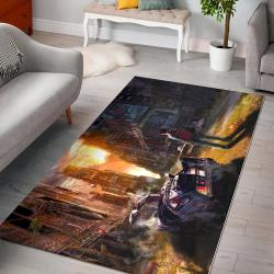 Fantasy Art Back To The Future Apocalyptic Rug Living Room Rug Home Decor