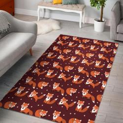 Fastfood Print Pattern Area Rug Living Room Rug Home Decor