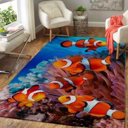 Fish Area Rug 191016 Ofd Area Rug Living Room Carpet Rug Regtangle Carpet Floor Decor Home Decor