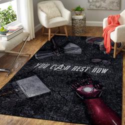 Flamingo Tropical Palm Leaves Hawaiian Floral Pattern Print Area Rug Living Room Rug Home Decor