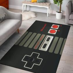 Floral Swan Pattern Print Area Rug Living Room Rug Home Decor