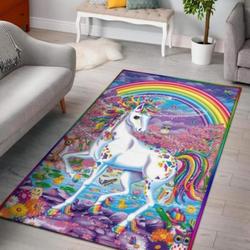 Cute Cartoon Unicorn Living Room Carpet Sports Home Floor Decor F102158