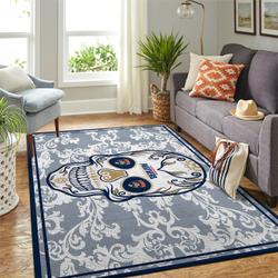 Florida Panthers Nhl Rugs Skull Flower Style Living Room Regtangle Carpet