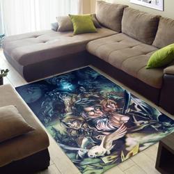 Flower Rug Living Room Rug Home Decor Rcdd81F14563 Rectangular Indoor Outdoor Area Carpet