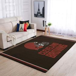 Football Cleveland Browns Area Rug Living Room Rug Home Decor Home Decor