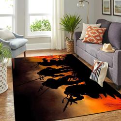 Soldiers Rug Living Room Rug Home Decor Area Rug
