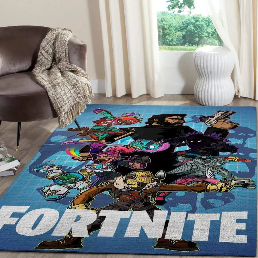 Fortnite Area Rug Living Room Rug Home Decor Video Game Gfd 1909081