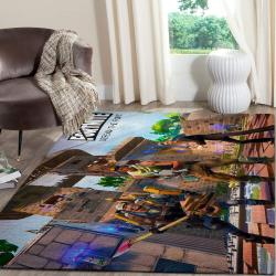 Fortnite Area Rug Video Game Carpet Gamer Living Room Rugs Rug Regtangle Carpet Floor Decor Home Decor V13